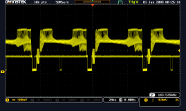 256 color gradient display